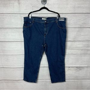 Abercrombie & Fitch Women’s Straight Leg Jeans — Dark Blue